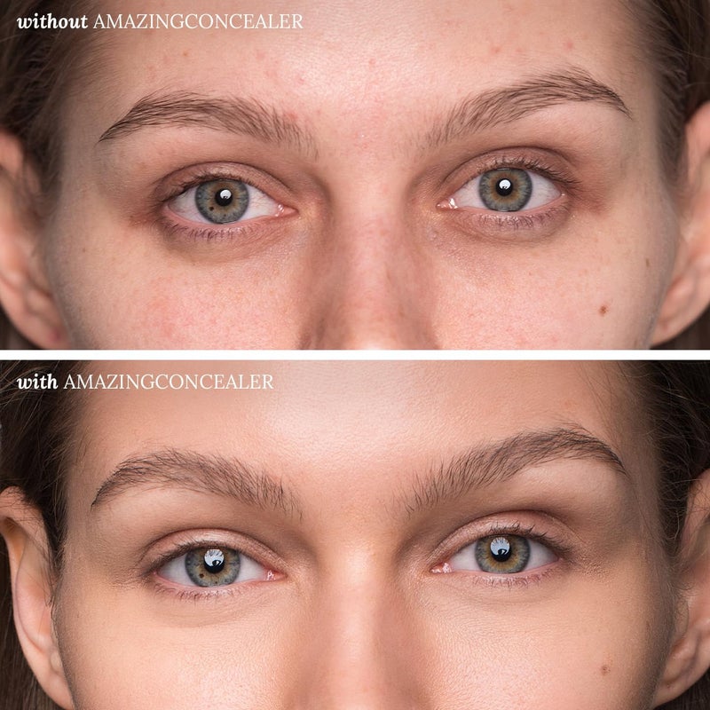 AmazingCosmetics Full Coverage Concealer for Undereye Dark Circles and Blemishes - Medium Golden - Image 5